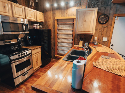 Small cabin kitchen